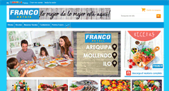 Desktop Screenshot of francosupermercado.com