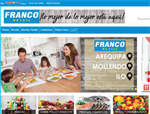 Tablet Screenshot of francosupermercado.com